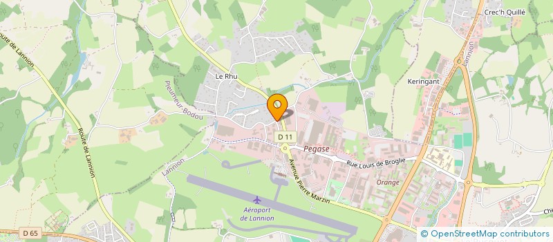 localisation de l'entreprise MOB SHOW SA à LANNION