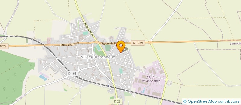 localisation de l'entreprise MOB'TOUR à VILLERS-BRETONNEUX