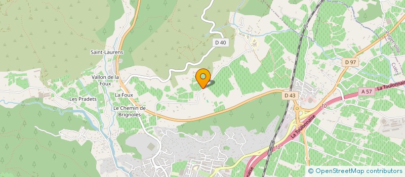 localisation de l'entreprise MOBA  CUERS