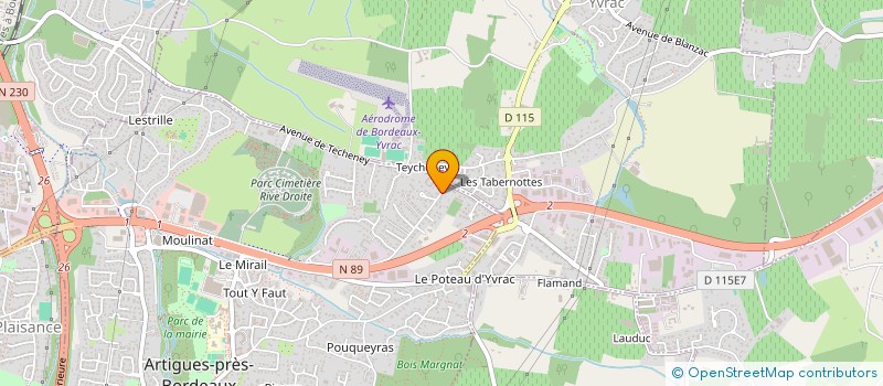 localisation de l'entreprise MOBA  ARTIGUES-PRES-BORDEAUX