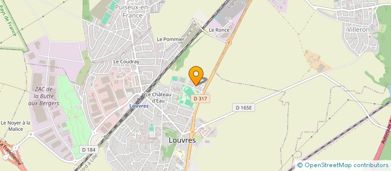 localisation de l'entreprise MOBAIN à LOUVRES