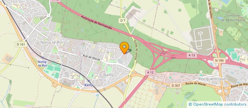 localisation de l'entreprise MOBAJ HOLDING à BAILLY