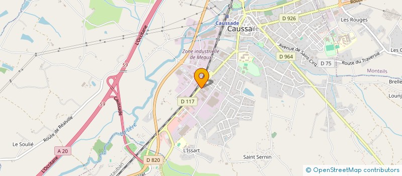 localisation de l'entreprise MOBALCA  CAUSSADE