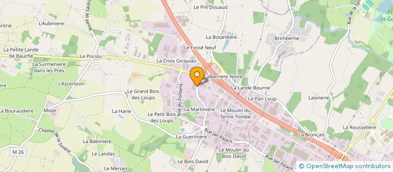 localisation de l'entreprise MOBALI à COUERON