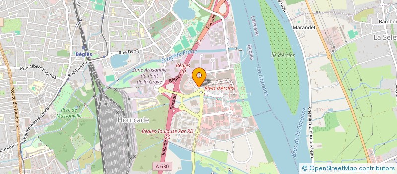 localisation de l'entreprise MOBD RDA à BEGLES