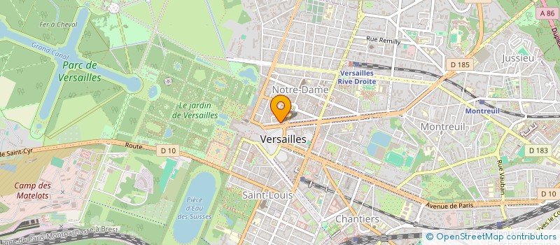 localisation de l'entreprise MOBDE à VERSAILLES