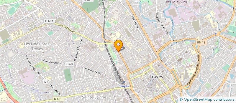 localisation de l'entreprise MOBE à TROYES