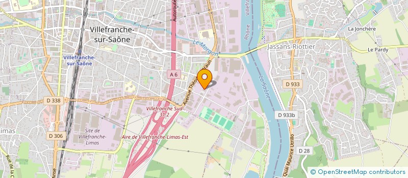 localisation de l'entreprise MOBEE INTERNATIONAL  VILLEFRANCHE-SUR-SAONE