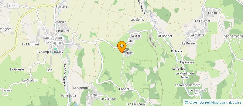 localisation de l'entreprise MOBELE  SAINT-JULIEN-DE-COPPEL