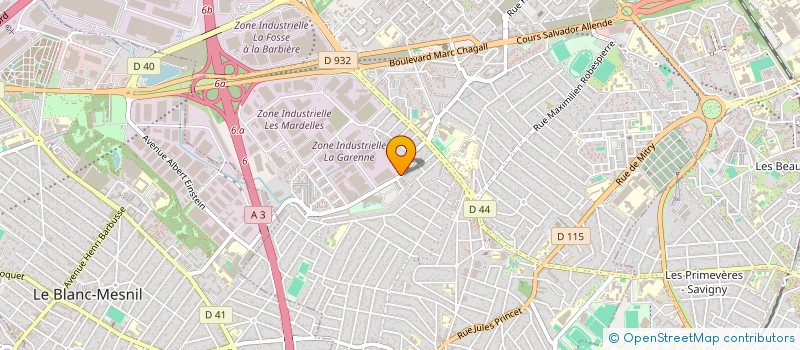 localisation de l'entreprise MOBEN CONSULTING à AULNAY-SOUS-BOIS