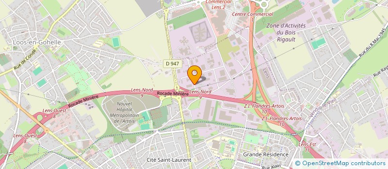 localisation de l'entreprise MOBI  LENS