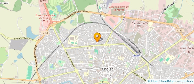 localisation de l'entreprise MOBI 3E à CHOLET