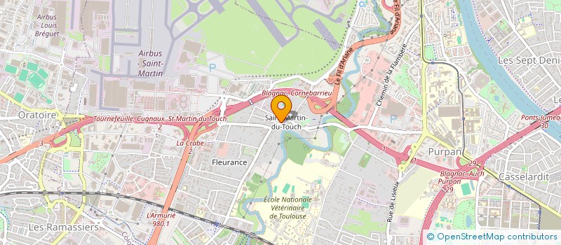 localisation de l'entreprise MOBI'COM ENVIRONNEMENT à TOULOUSE