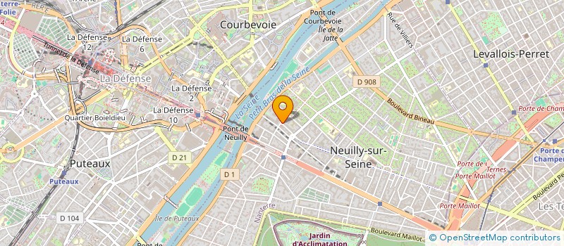 localisation de l'entreprise MOBI CONCEPT FRANCE à NEUILLY-SUR-SEINE