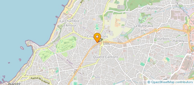 localisation de l'entreprise MOBI STRUCTURES à ANGLET