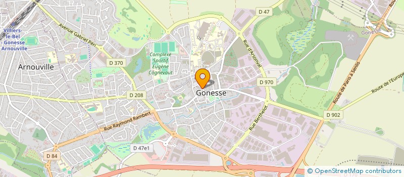 localisation de l'entreprise MOBI'WORLD à GONESSE