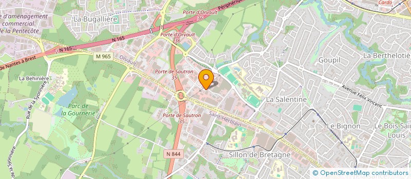 localisation de l'entreprise MOBIAPPS à ORVAULT