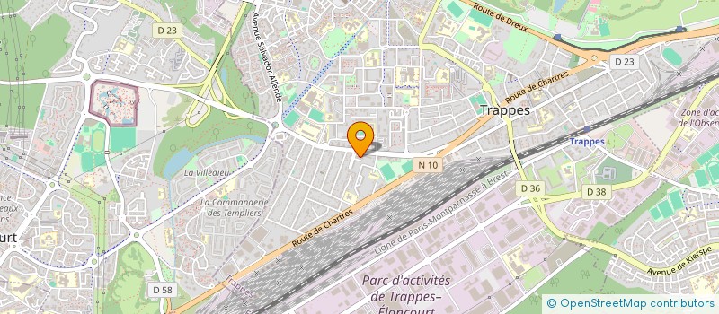 localisation de l'entreprise MOBICARS 78 à TRAPPES