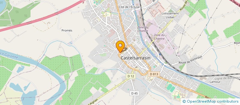 localisation de l'entreprise MOBICOOP  CASTELSARRASIN