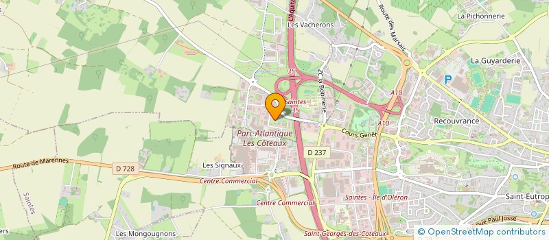 localisation de l'entreprise MOBIDAC à SAINT-GEORGES-DES-COTEAUX