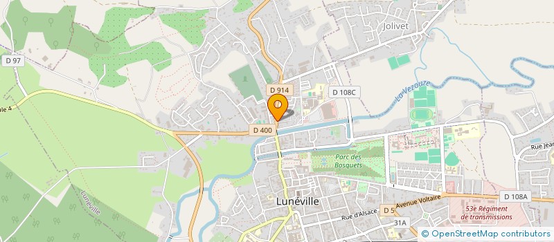 localisation de l'entreprise MOBIDIS  LUNEVILLE