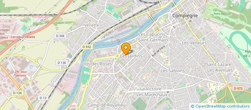 localisation de l'entreprise MOBIFIX AUTO  COMPIEGNE