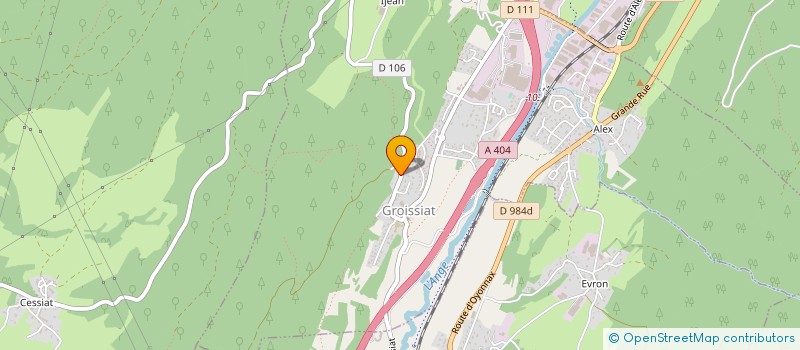 localisation de l'entreprise MOBIFIXE à GROISSIAT