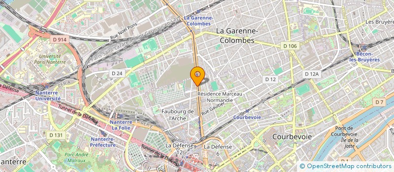 localisation de l'entreprise MOBIIOT à COURBEVOIE