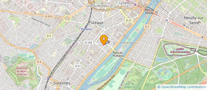 localisation de l'entreprise MOBIL AFFICHE FRANCE à PUTEAUX