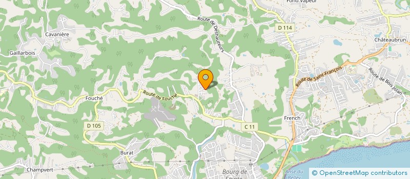 localisation de l'entreprise MOBIL'LAVERIE à SAINTE-ANNE