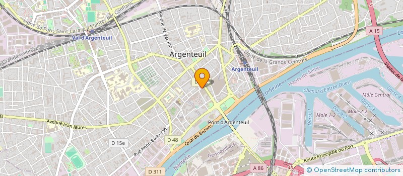 localisation de l'entreprise MOBIL PHONE à ARGENTEUIL