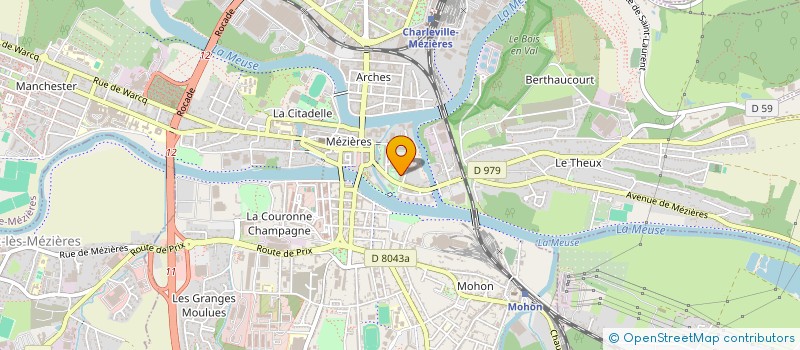 localisation de l'entreprise MOBIL PHONE  CHARLEVILLE-MEZIERES