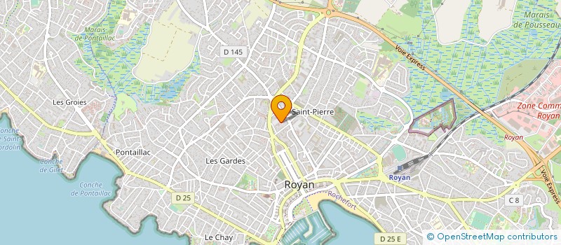 localisation de l'entreprise MOBIL PUB DIFFUSION à ROYAN