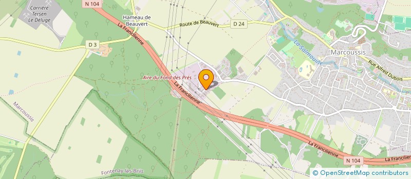 localisation de l'entreprise MOBIL RACK  MARCOUSSIS