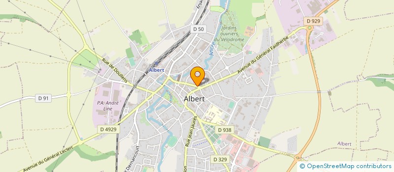 localisation de l'entreprise MOBIL SAT  ALBERT