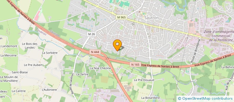 localisation de l'entreprise MOBIL SERRURE à SAUTRON