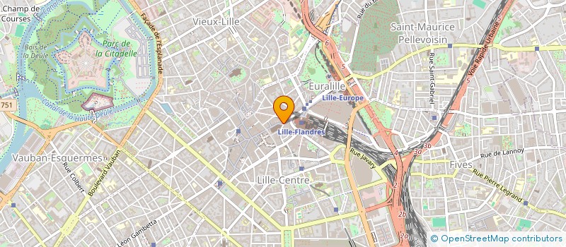 localisation de l'entreprise MOBILE CENTER à LILLE