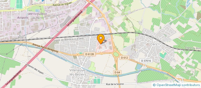 localisation de l'entreprise MOBILE HOMES OCCITANIE à VILLENEUVE-LES-BEZIERS