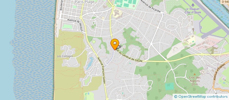 localisation de l'entreprise MOBILE INTERNATIONAL  LE TOUQUET-PARIS-PLAGE