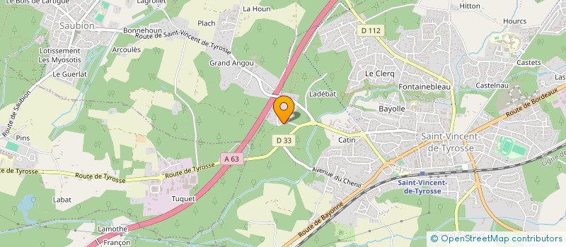 localisation de l'entreprise MOBILE KITCHEN GROUP à SAINT-VINCENT-DE-TYROSSE