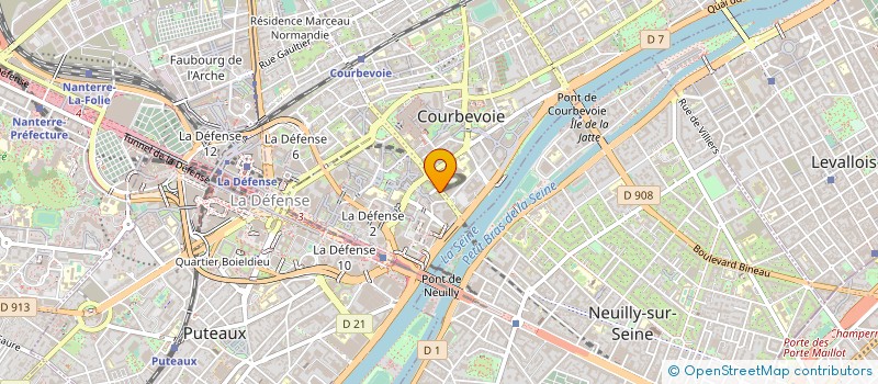 localisation de l'entreprise MOBILE TECH PEOPLE à COURBEVOIE