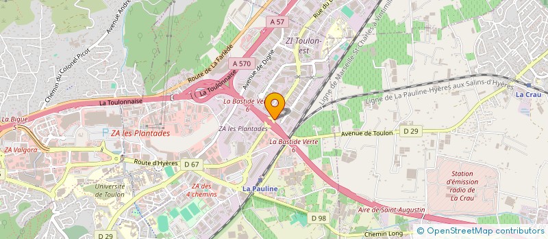 localisation de l'entreprise MOBILE TRENDS  LA GARDE