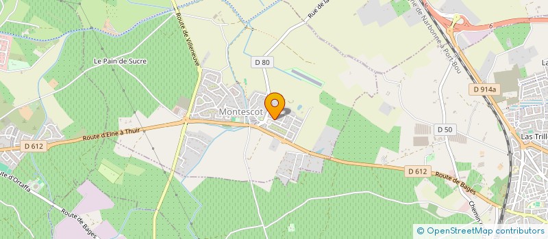 localisation de l'entreprise MOBILHOME 66  MONTESCOT