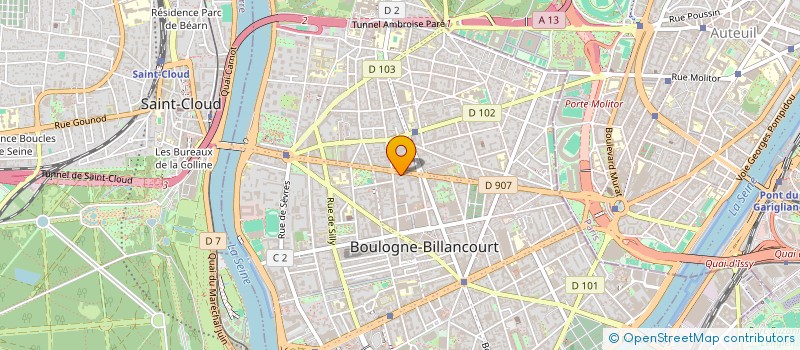 localisation de l'entreprise MOBILI CONSEIL SAS à BOULOGNE-BILLANCOURT