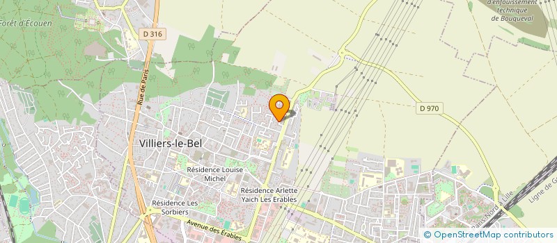 localisation de l'entreprise MOBILI MEUBLES à VILLIERS-LE-BEL