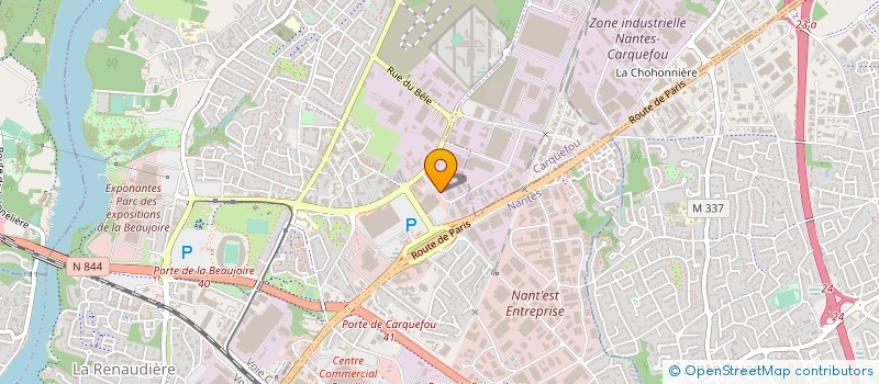 localisation de l'entreprise MOBILIA à NANTES
