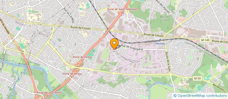 localisation de l'entreprise MOBILIER ATLANTIQUE SARL  VERTOU