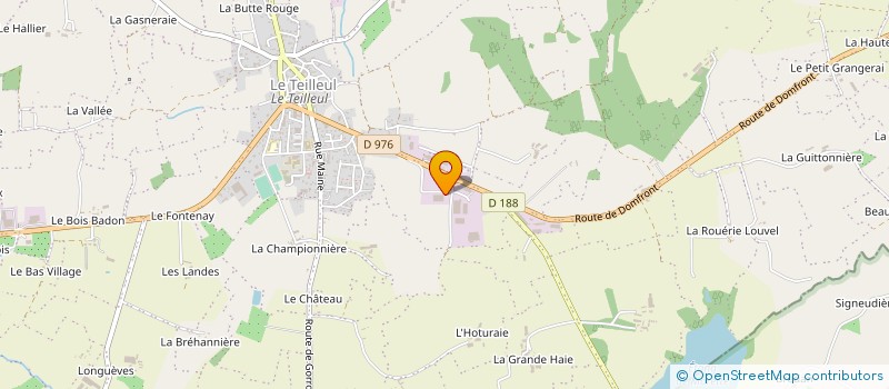 localisation de l'entreprise MOBILIER BOIS STRATIFIE à LE TEILLEUL