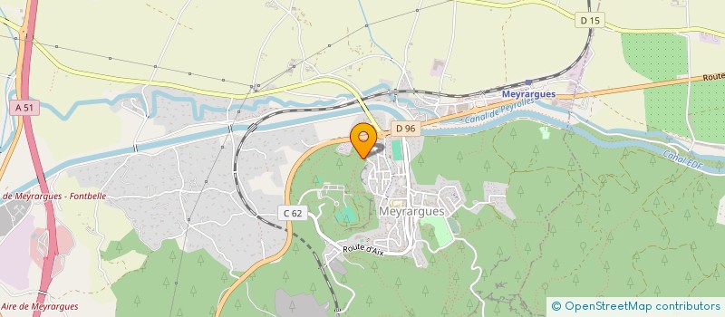 localisation de l'entreprise MOBILIER CANAVESE  MEYRARGUES