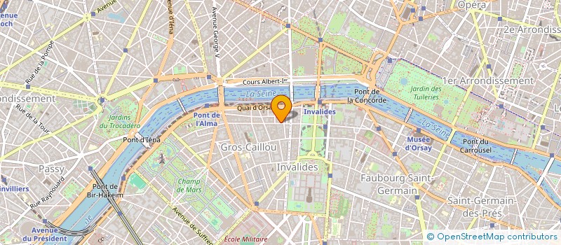 localisation de l'entreprise MOBILIER CONTEMPORAIN à PARIS